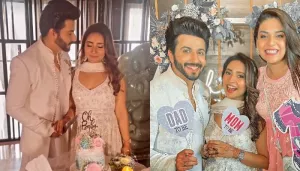 Vinny Arora Dhoopar Looks Beautiful In White 'Sharara' For Her Baby Shower Ceremony