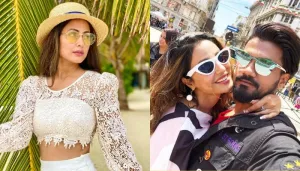 Hina Khan Enjoys Spring Bath With Boyfriend, Rocky Jaiswal On Their Vacation To Budapest, See Pics