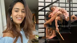 Mira Rajput Kapoor Stuns In A Printed Co-Ord Set As She Attends Kids, Misha And Zain's PTA
