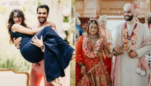 'Broken But Beautiful' Fame, Anuja Joshi Stuns In Sabyasachi Outfit, Groom, Ankur Rathee Shares Pics