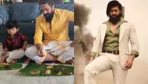 'KGF' Star, Yash's Son, Yatharv Copies His Signature Scene From The Film, It's Too Cute To Be Missed