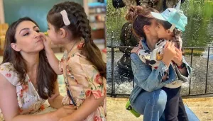 Inaaya Naumi Kemmu Pampers Mom, Soha Ali Khan On Weekend, Paints Her Nails With Utmost Perfection