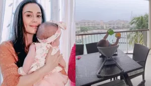 Preity Zinta's Twins, Jai And Gia Enjoy First Rain Together, Their Cutesy Rain Dance Is Unmissable