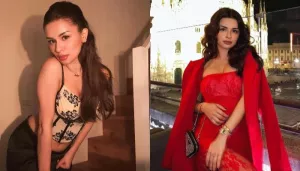 Avneet Kaur Drops Photos From Italy Tour In A Red Lacy Dress, Netizen Calls Her 'Avneet Kaurdashian'