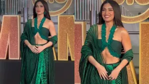 Bhumi Pednekar Dons A Pleated Saree At Jio MAMI 2023, Netizen Says, 'Why Does She Suck Her Ribs'