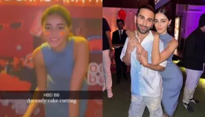 Ananya Panday Cuts A Scrumptious Reel-Themed Cake At An Early Birthday Bash With Her Close Friends