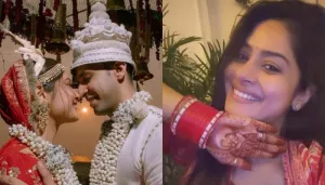 Krishna Mukherjee Drops Glimpses Of Her First 'Sargi', Flaunts Her 'Dulha-Dulhan' Themed 'Mehendi'