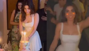 Khushi Kapoor Cuts 2 B'day Cakes, Slips Into White Dress And Dances Her Heart Out In Inside Glimpses