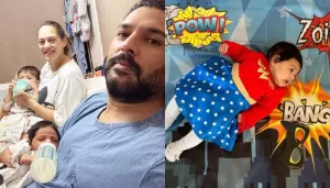 Yuvraj Singh's Wife, Hazel Keech Dolls Up Daughter, Aura In Wonder Woman Costume, Calls Her 'Hero'