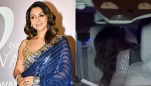 Gauri Khan Makes An Unusual Appearance For A Diwali Bash, Hides Her Face From Getting Papped