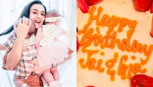 Preity Zinta Drops Inside Glimpses Of Twins, Jai And Gia's 2nd B'Day Bash, The Cake Steals The Show