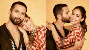 Shahid Kapoor Kisses Wifey, Mira, Who Blushes Red, Calls Her 'Meri Jaan' As They Pose For The Lens