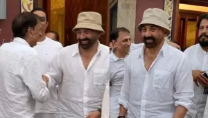 Sunny Deol Gets Spotted Laughing At Rajkumar Kohli's Prayer Meet, Netizen Pens 'Kitna Fake Log Hai'