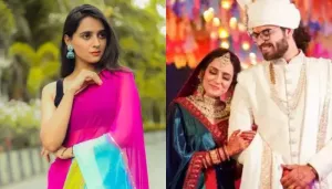 Actress, Sneha Tomar Gets Hitched To Fiance, Shubham Parihar In Ahmedabad, Stuns In A Velvet Lehenga