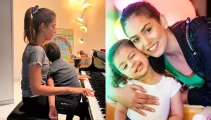 Mira Rajput Flaunts Her Piano Skills Amid Acting Debut Rumours, Daughter, Misha Can't Stop Giggling