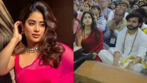 Janhvi Kapoor And Her Alleged BF, Shikhar Pahariya Radiate Elegance At The Mahakaleswar Temple