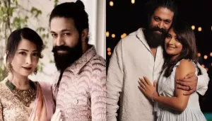 'KGF' Fame, Yash Celebrates 7th Anniversary With Wife, Radhika Pandit, Latter Drops Mushy Glimpses