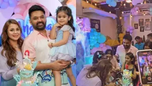 Kapil Sharma Hosts A Mermaid-Themed Birthday Bash For Daughter, Anayra, She Cuts A 3-Tier Cake