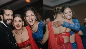 Shakti Mohan Drops Glimpses From Sister, Mukti Mohan's 'Sangeet' Night, Gives The Latter A Warm Hug