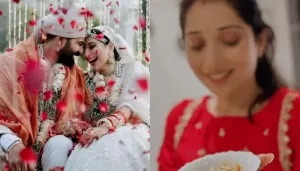Newly-Married Actress, Vrushika Mehta Cooks 'Halwa' For 'Pehli Rasoi', Looks Pretty In A Red 'Kurta'