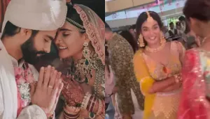 Mukti Mohan Grooved To 'Lathe Di Chadar' At Her Pre-Wedding Bash, Dazzles In A Yellow Lehenga