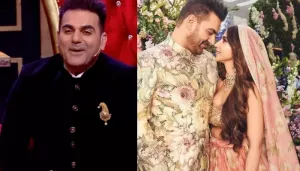 Arbaaz Khan Ties The Knot With Sshura Khan At The Age Of 56, Bride Stuns In A Floral Pink Lehenga
