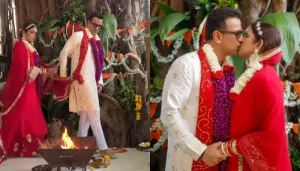 Ronit Roy Gets Married Again At 58 With His Ladylove, Neelam Bose, Duo Lip Locks During The Rituals