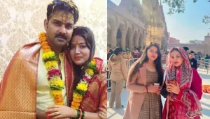 Bhojpuri Actor, Pawan Singh's Wife, Jyoti Trolled After Visiting Kashi Vishwanath Without 'Sindoor'