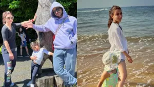 Soha Ali Khan's Daughter, Inaaya Dons A Monokini On Her Goa Vacation, Proves She's A Water Baby