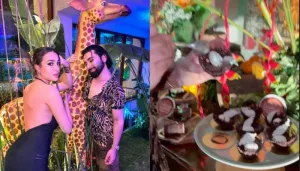 Billionaire Tania Shroff's Jungle-Themed Birthday Bash Had Unique Cake, And 'Egg In Nest'-Theme Food