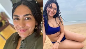Mrunal Thakur Flaunts Her Beauty In A Sexy Blue Bikini, Fan Says, 'RIP Seetha Mahalakshmi'