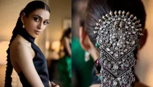 Met Gala 2023: Shloka Mehta's Sister Diya Mehta Flaunts Diamond Studded Radha-Krishna Hair Accessory
