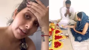 Charu Asopa Performs 'Griha Pravesh' Puja At Her New Home, Shares Glimpses From Her Tiring Day