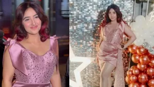 Ashnoor Kaur Stuns In A Lilac Gown As She Celebrates Her 19th B'Day, Cuts A Unique Three-Tired Cake