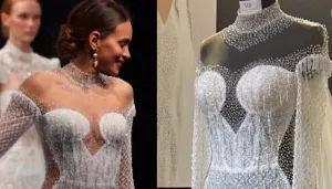 Wedding Dress With 50,890 Crystals Breaks The Guinness World Records, Netizens React To Viral Video