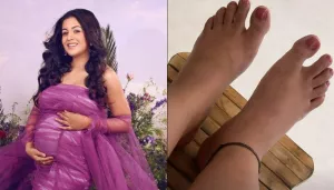 Ishita Dutta Shares Glimpses Of Her Swollen Feet, Remarks It As A Part Of Her Pregnancy Life