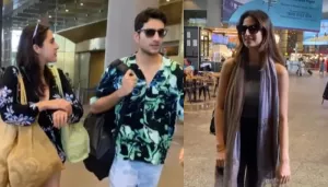 Sara Ali Khan-Ibrahim Gets Papped As They Return From Vacation, Palak's Presence Raises Eyebrows