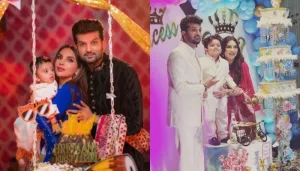 Mom-To-Be, Mansi Sharma Gets A Lavish Baby Shower, Cuts A Three-Tiered Cake, Dons A Pink Flowy Dress