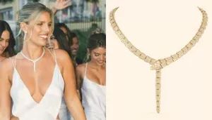 When Natasha Oakley Wore A Timeless Bulgari Diamond Necklace Worth USD 150,000