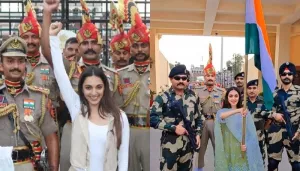 Kiara Advani Spends Time With The BSF 'Jawans' Ahead Of Independence Day, Attends Retreat Ceremony
