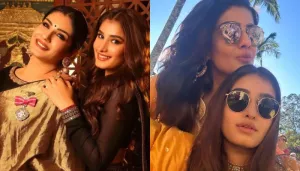 Raveena Tandon And Daughter, Rasha Attend A Relative's Wedding, Duo Twin In Yellow 'Salwar Suit'