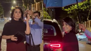 Neetu Kapoor Fails To Hold Her Umbrella, Asks Her Driver For Help, Netizen Pens, 'She Didn't Know..'