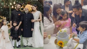 Shahid Kapoor's Son, Zain Munches On 'Chachu', Ruhaan's Wedding Cake, Manukriti's Reaction Was Cute