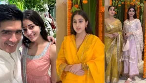 Manish Malhotra's Ganpati Celebrations: Sara, Ananya, Janhvi And Others Shed Elegance In Their OOTD