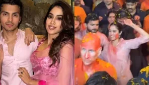 Janhvi Kapoor And Her Boyfriend Shikhar Pahariya Dance Their Hearts Out At Ambani's Ganpati Visarjan