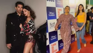 Ananya Panday Poses With Aditya Roy Kapur's 'Bhabhi' Vidya Balan At An Event, Fan Says 'Shadi Pakki'