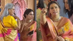 Kajol Looks Annoyed With Whistle Blowing At Pooja Pandal, 'Seeti Kaun Baja Raha Hai, Its Ridiculous'
