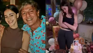 Ananya Panday's Midnight B'Day: Cuts A Unique Polaroid And Butterfly-Themed Cake
