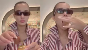 Mom-To-Be, Amy Jackson Satiates Her Pregnancy Cravings By Munching On 'Pani Puris' During Diwali