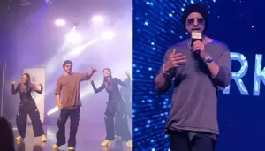 SRK Treats Mumbai Police Outside Mannat With Sweet Packets For His Birthday, Video Goes Viral